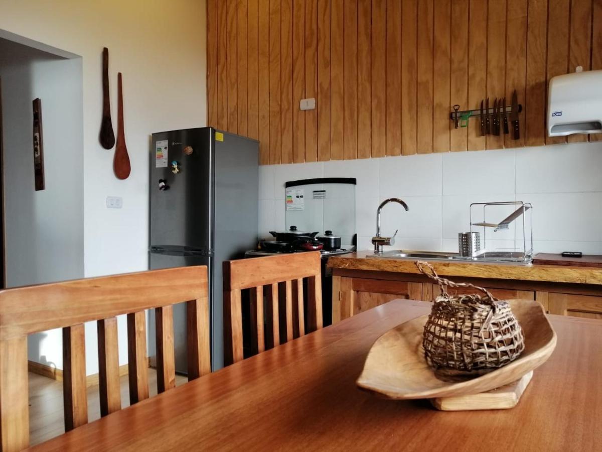 琼奇Cabanas Refugio Huillinco别墅 外观 照片