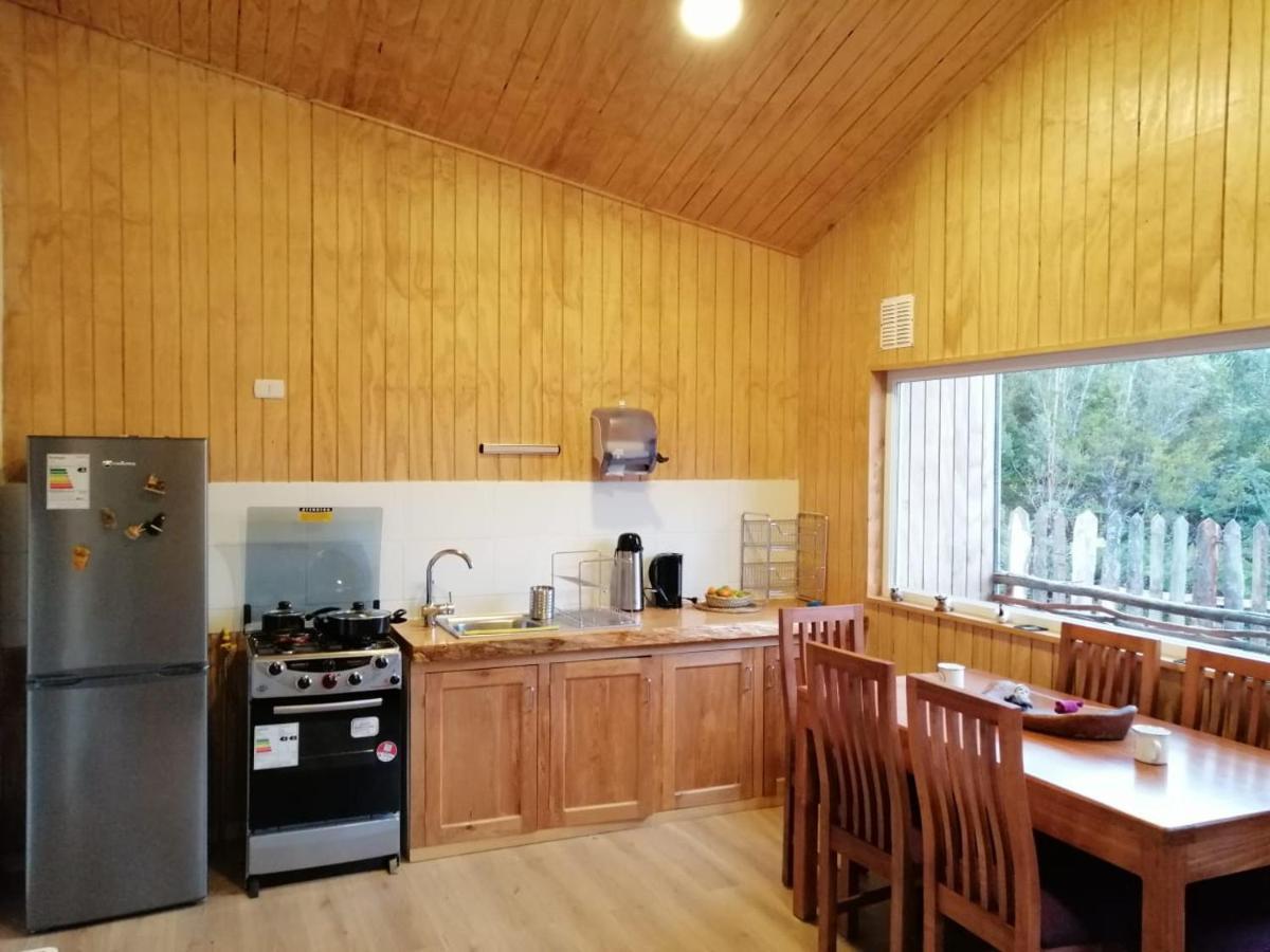 琼奇Cabanas Refugio Huillinco别墅 外观 照片